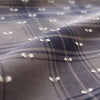 Italian 'Bacall' plaid fil coupé cotton twill, Oeko-Tex cert.