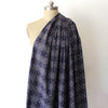 Italian 'Bacall' plaid fil coupé cotton twill, Oeko-Tex cert.