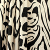 viscose knit jersey "animal impression" - black/ecru