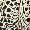 viscose knit jersey "animal impression" - black/ecru