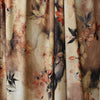 viscose knit jersey "florals on sepia"