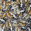 cotton sateen printed stretch woven 'butterfly effect'
