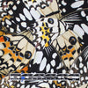cotton sateen printed stretch woven 'butterfly effect'