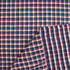flannel, all-cotton super soft mid-weight woven - red/white/blue plaid