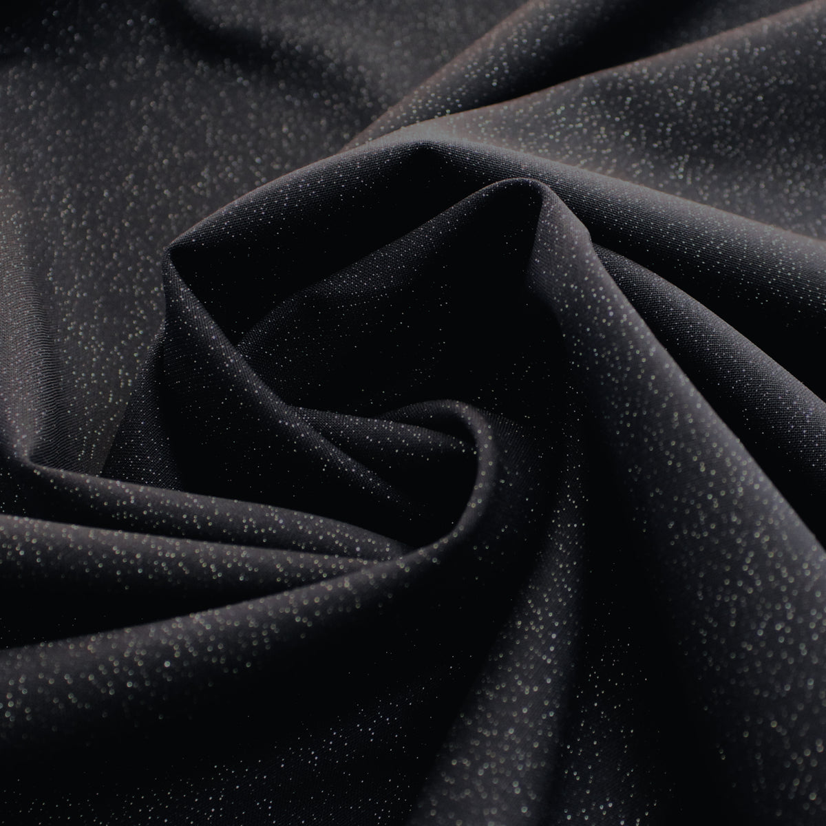 suiting, wool/Lurex stretch woven - midnight/silver