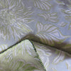jacquard brocade, cotton/Tencel blend suiting - sage/steel