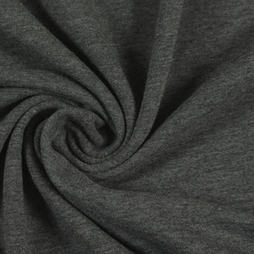 jersey knit, cotton/elastic extra-wide "workhorse" - heather gray