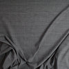 suiting, cotton crepe stretch - tonal gray Glen plaid