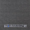 suiting, cotton crepe stretch - tonal gray Glen plaid