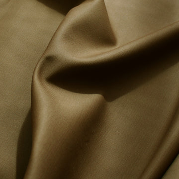 suiting, cotton 2-ply woven - olive brown