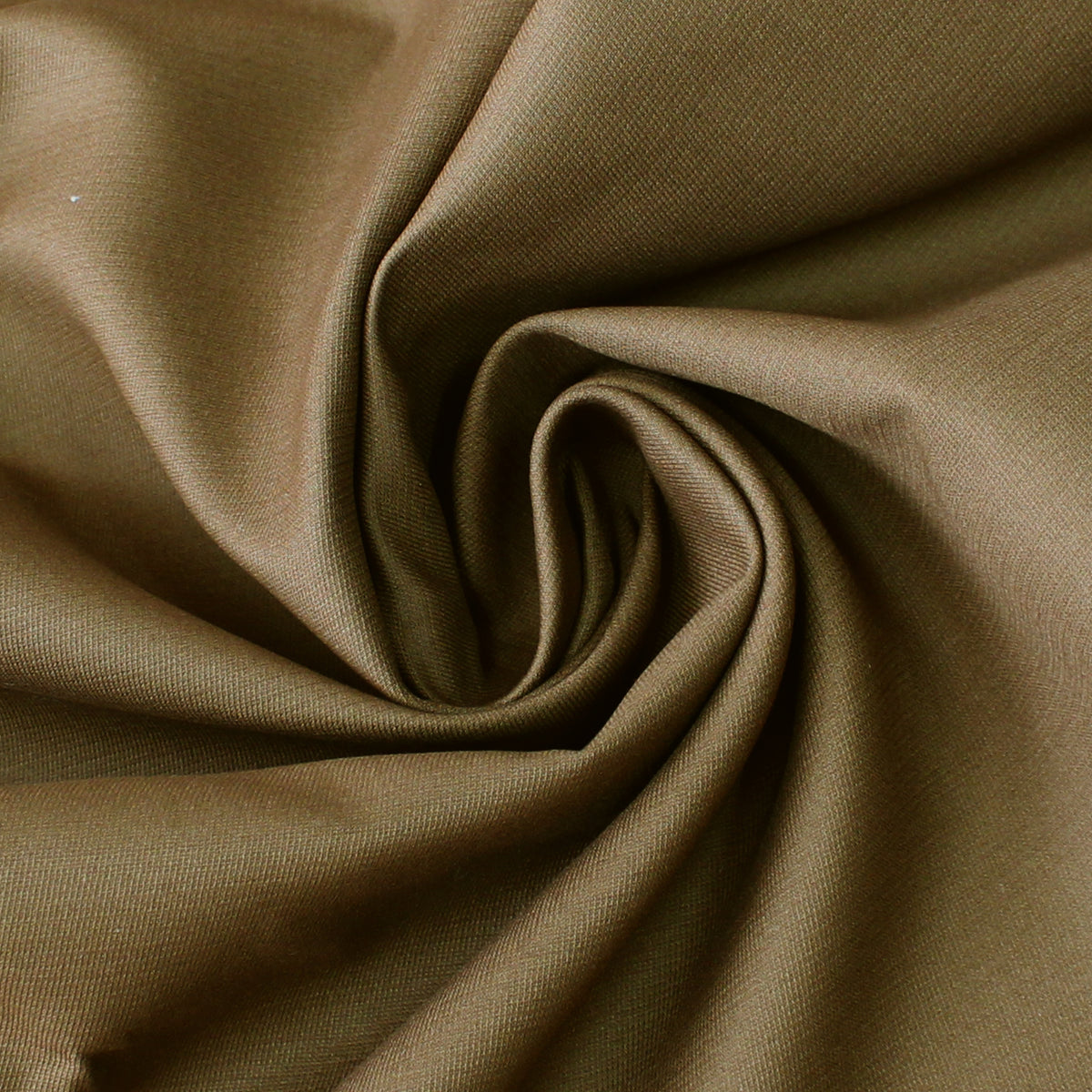 suiting, cotton 2-ply woven - olive brown