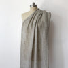 sweater knit, chunky rib open stitch wool blend - cloud gray/rainbow speckle