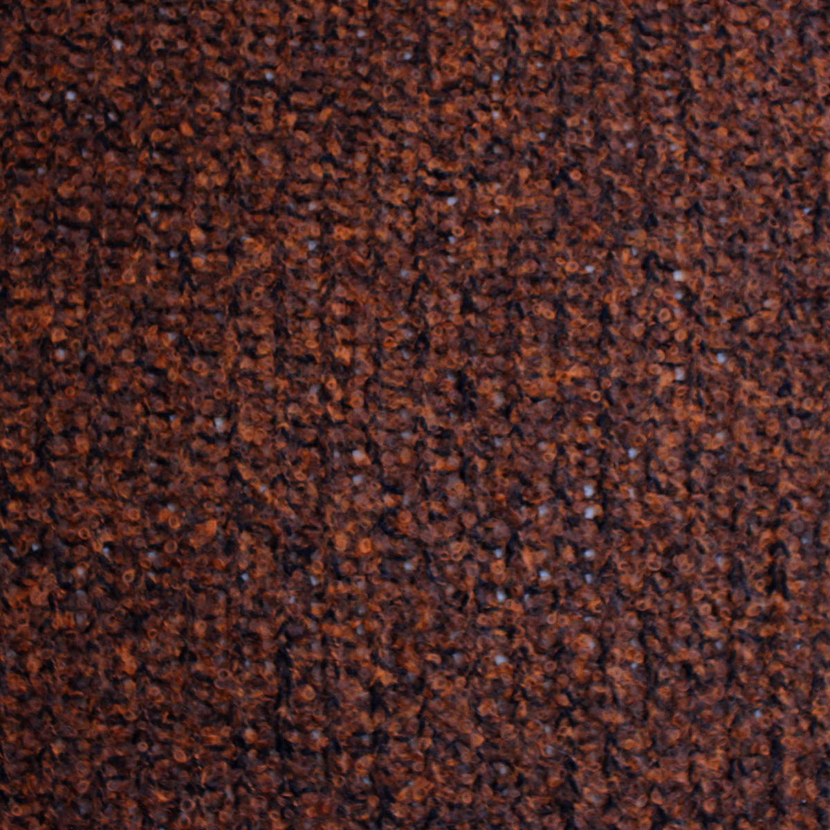 sweater knit, chunky bouclé wool blend 'autumn blaze'