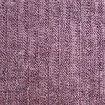 sweater knit, ribbed luxury wool blend - 'dusky orchid'