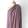 sweater knit, ribbed luxury wool blend - 'dusky orchid'