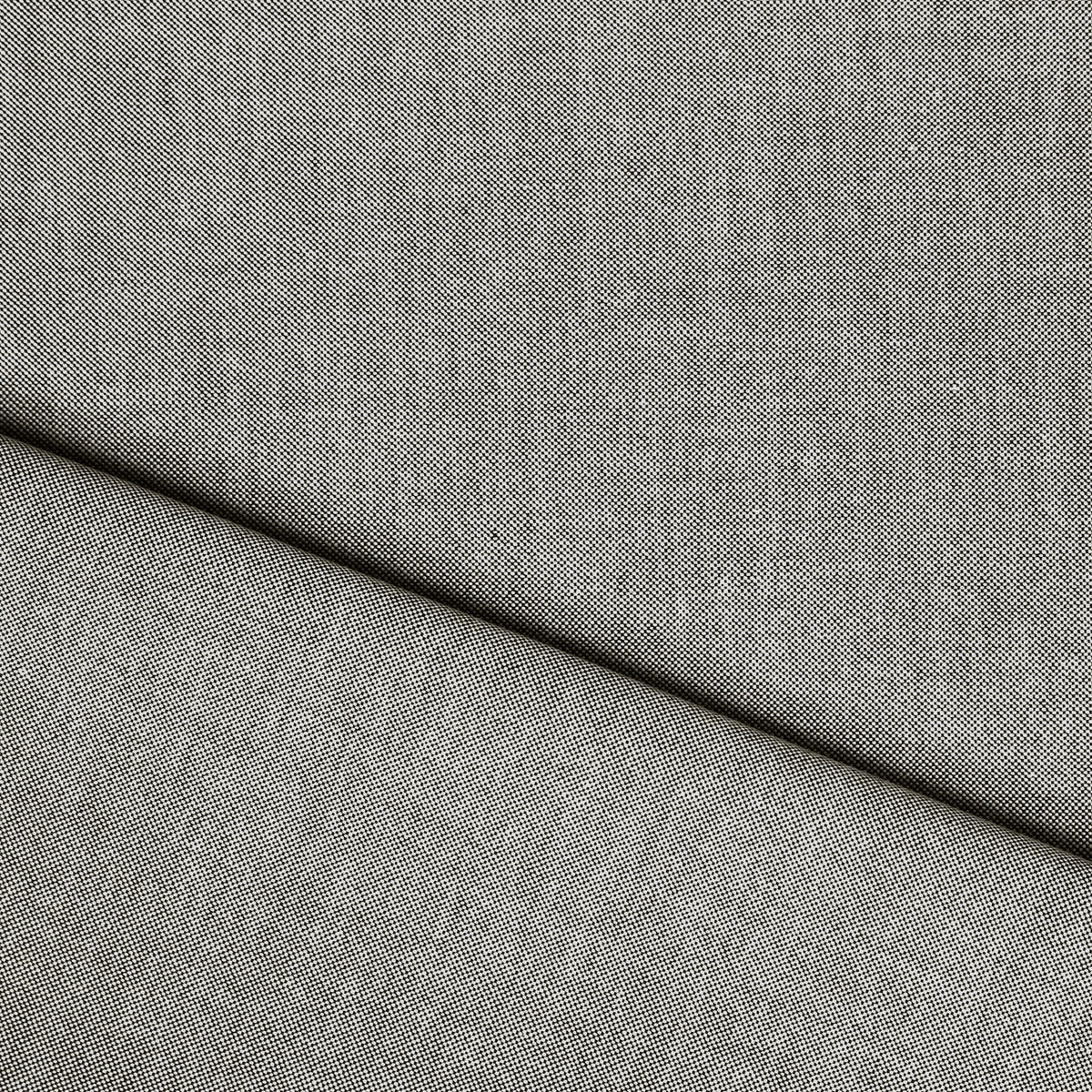oxford cloth cotton shirting - espresso/white
