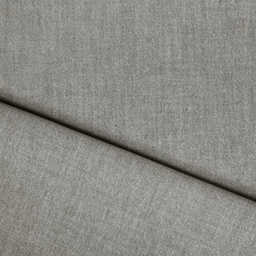 oxford cloth cotton shirting - espresso/white