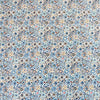 shirting, cotton stretch 'starburst' - cerulean