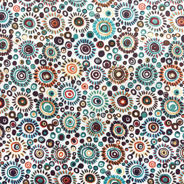 shirting, cotton stretch 'starburst' - spice