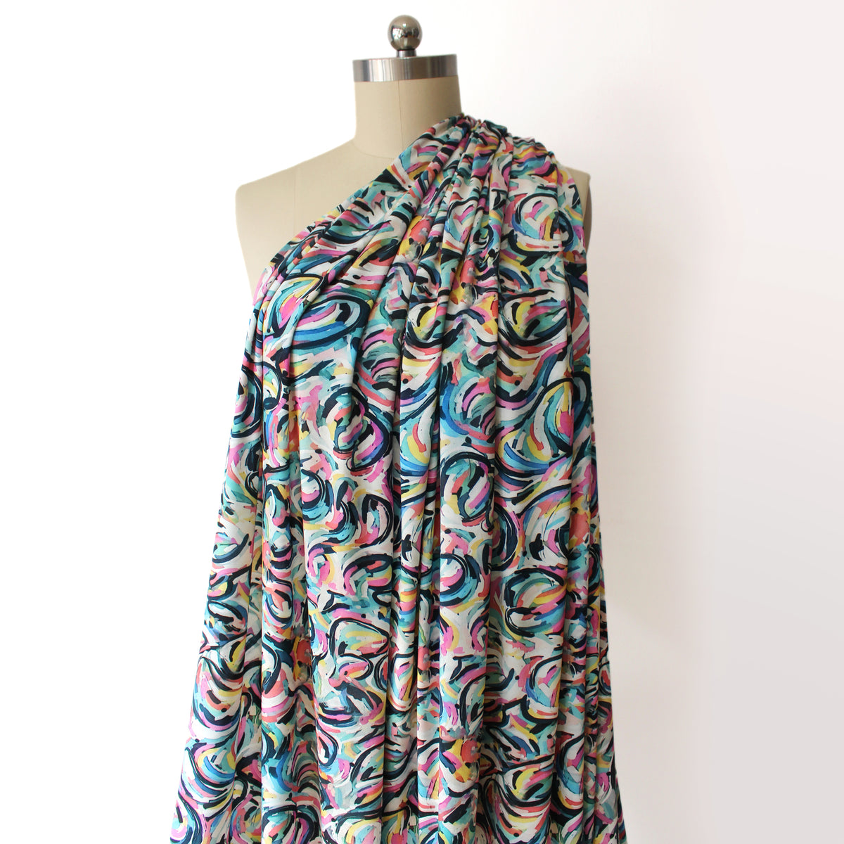 jersey knit, bamboo/Spandex 'color rush', Oeko-Tex cert.