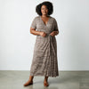 jersey knit, rayon/Spandex 'cocoa stripes', Oeko-Tex cert.