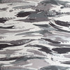 jacquard brocade, metallic woven suiting 'pebble river'