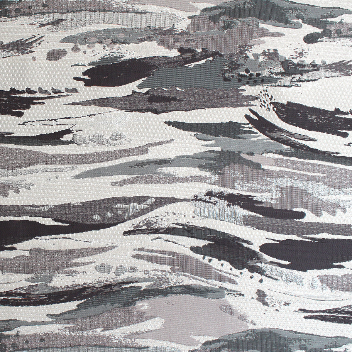 jacquard brocade, metallic woven suiting 'pebble river'