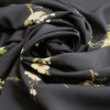 challis, printed viscose woven 'delicate flowers'