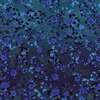 jersey, cotton/elastic Dutch knit print 'blue flora', Oeko-Tex cert.
