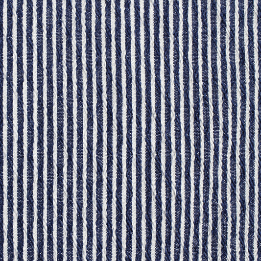 denim, reversible stripe/diamond textured novelty weave