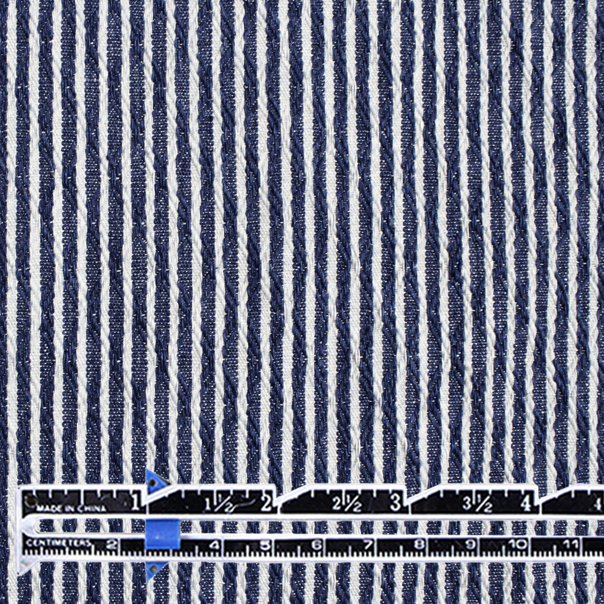 denim, reversible stripe/diamond textured novelty weave