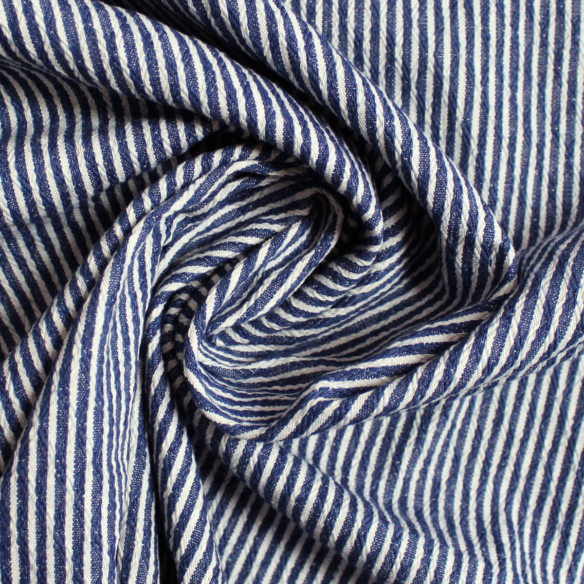 denim, reversible stripe/diamond textured novelty weave