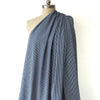 denim, reversible stripe/diamond textured novelty weave