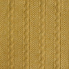 sweater knit, rayon blend pointelle/cable - heathered yellow
