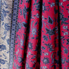 poplin, cotton woven border print 'batiky floral'