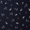 crepe, viscose blouseweight woven 'bike bouquet'