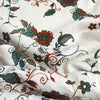 suiting, overprinted cotton jacquard woven 'rambling vine'