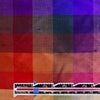 silk dupioni, madras-style 'prism check' *LIMITED YARDAGE*