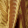 silk jacquard, vertical stripe 'luminescent gold'