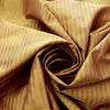 silk jacquard, vertical stripe 'luminescent gold'