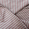 silk taffeta, vertical stripe - cool pink/fog gray