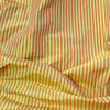 silk taffeta, vertical stripe - clementine/yellow