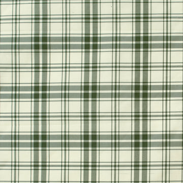 silk taffeta, tartan plaid - clover/oat