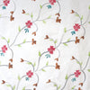 silk dupioni, hand painted embroidery 'florette'