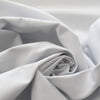 canvas, cotton mid-weight and firm - white