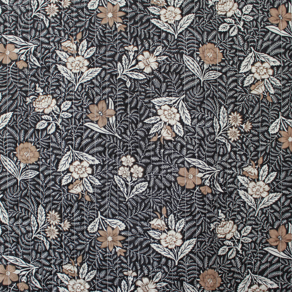 quilted coating, cotton face pre-quilted and lined 