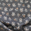 quilted coating, cotton face pre-quilted and lined "folk floral"