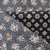 quilted coating, cotton face pre-quilted and lined "folk floral"