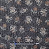 quilted coating, cotton face pre-quilted and lined "folk floral"