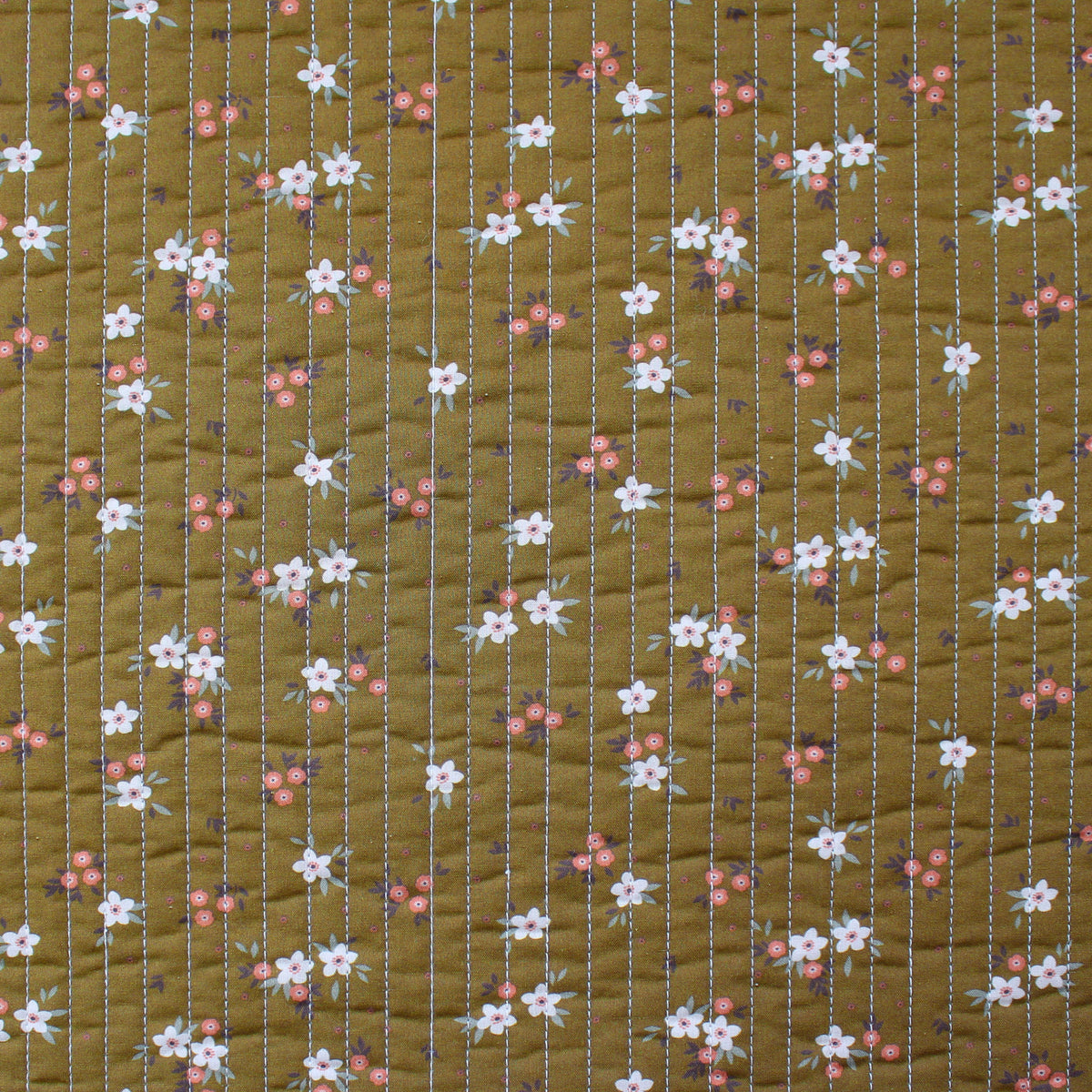 quilted coating, cotton face pre-quilted and lined 